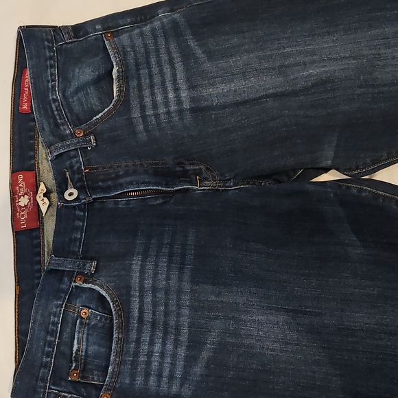 Lucky Brand Mens Blue 361 Vintage Straight Jeans Sz 34x32 - Picture 2 of 7